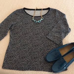🚫SOLD🚫 Talbots animal print sweater size LP